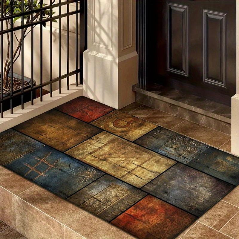 Vintage Multicolor Stone Pattern Floor Mat, Entrance Welcome Non-Slip Doormat, for Kitchen, Living Room, Bedroom, Bathroom Decor 40x60cm
Vintage Multicolor Stone Pattern Floor Mat, Entrance Welcome Non-Slip Doormat, for Kitchen, Living Room, Bedroom, Bathroom Decor 40x60cm