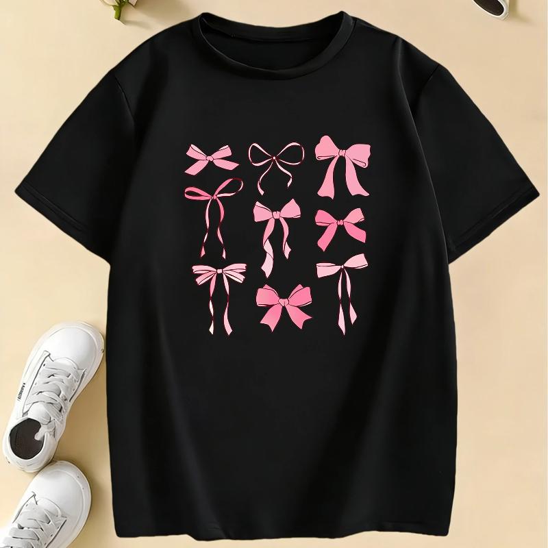 Graphic Pink Color Bow Printed T Shirts Kids Children s T-shirt Boys Girls Summer Spring Casual Top Tee 100 чорний
Graphic Pink Color Bow Printed T Shirts Kids Children s T-shirt Boys Girls Summer Spring Casual Top Tee 100 чорний