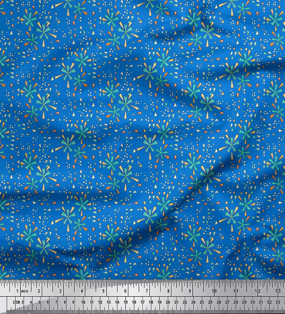 Soimoi Blue Japan Crepe Satin Triangle & Art Geometric Fabric Prints на метр 42 дюйма 42 Inch Wide - Poly Crepe синій
Soimoi Blue Japan Crepe Satin Triangle & Art Geometric Fabric Prints на метр 42 дюйма 42 Inch Wide - Poly Crepe синій