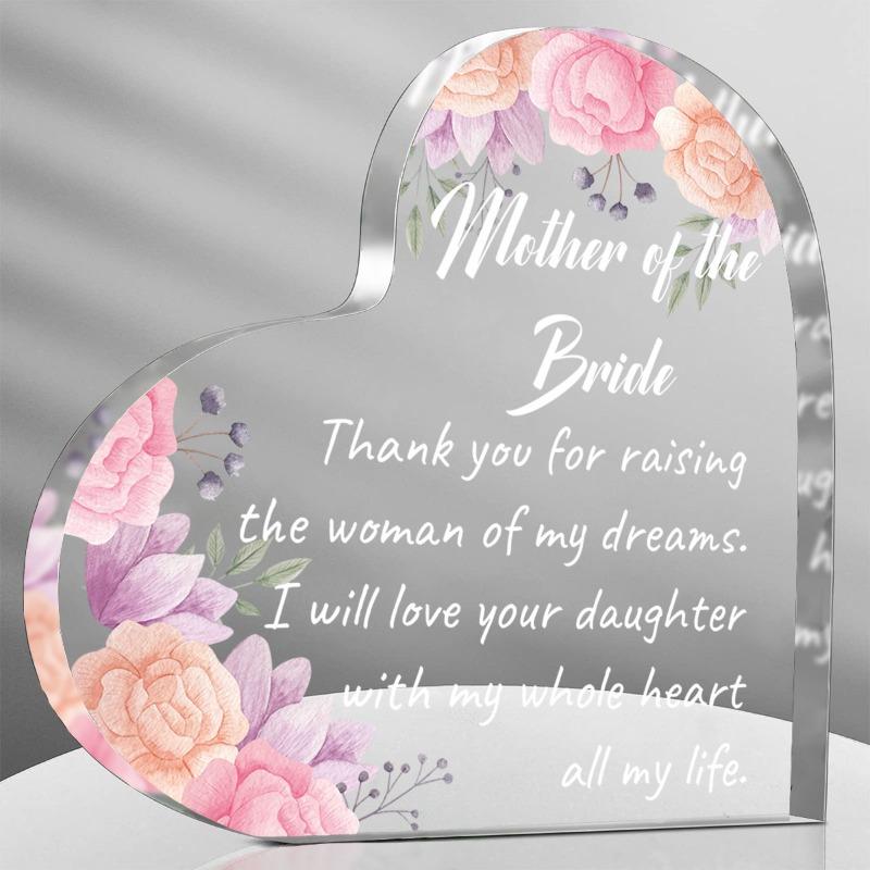 2D Flat Heart-Shaped Acrylic Thank You Plaque, Weddings & Special Occasions Gift, Suitable for Wall Decoration, Porch, Room, Villa, Accents Home, Hall 10*10CM
2D Flat Heart-Shaped Acrylic Thank You Plaque, Weddings & Special Occasions Gift, Suitable for Wall Decoration, Porch, Room, Villa, Accents Home, Hall 10*10CM
