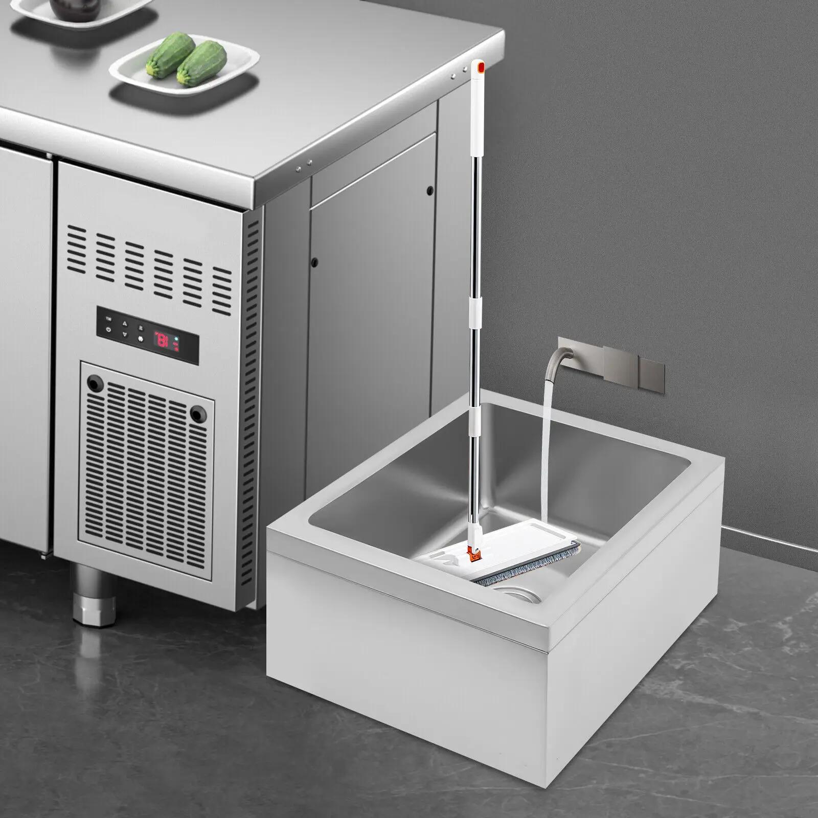 Нержавеющая сталь Мойка для швабры Хозяйственный таз 22x19x12 дюймов Напольная установка Коммерческая кухня Серебристый United States
Нержавеющая сталь Мойка для швабры Хозяйственный таз 22x19x12 дюймов Напольная установка Коммерческая кухня Серебристый United States