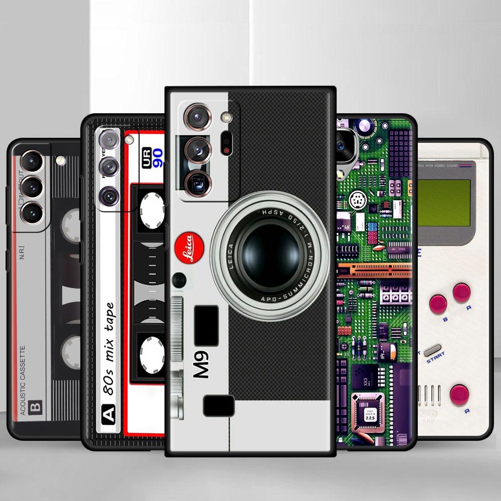 Черный мягкий чехол для телефона Samsung Galaxy S22 S21 S20 Ultra FE S9 S8 S10 Plus Note 20 10 Fundas, чехол для кассеты, игровая консоль, музыка Samsung Note 9
Черный мягкий чехол для телефона Samsung Galaxy S22 S21 S20 Ultra FE S9 S8 S10 Plus Note 20 10 Fundas, чехол для кассеты, игровая консоль, музыка Samsung Note 9