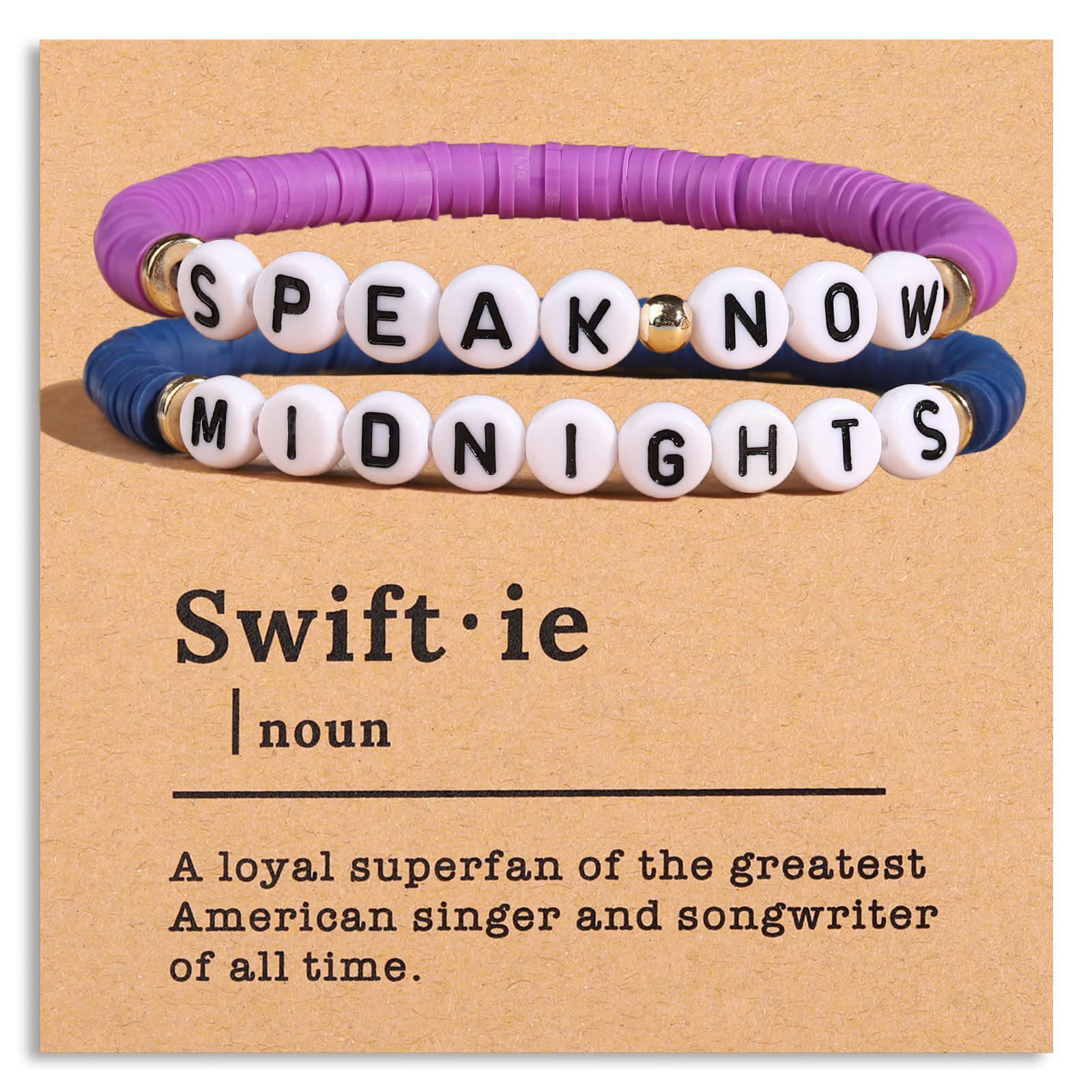 Браслет из полимерной глины ручной работы SWIFTIE: Модные, Уникальные, Бусины с английскими буквами With Picture Card Packaging
Браслет из полимерной глины ручной работы SWIFTIE: Модные, Уникальные, Бусины с английскими буквами With Picture Card Packaging