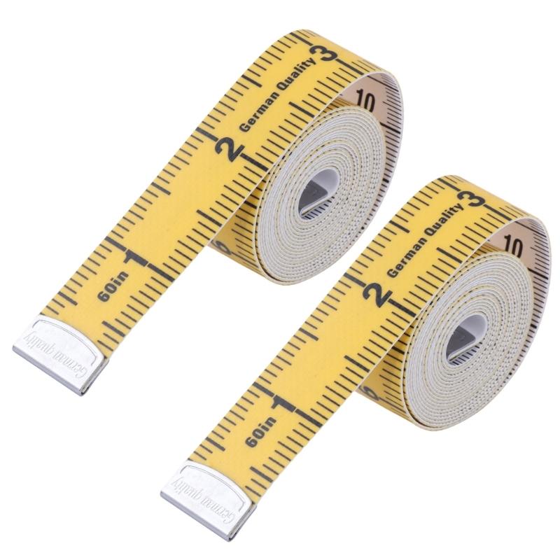 60inch/150cm Soft Tape Measure, Pocket Measuring Tape for Sewings Tailor Cloth Body Measurement, 2 Pack 1
60inch/150cm Soft Tape Measure, Pocket Measuring Tape for Sewings Tailor Cloth Body Measurement, 2 Pack 1
