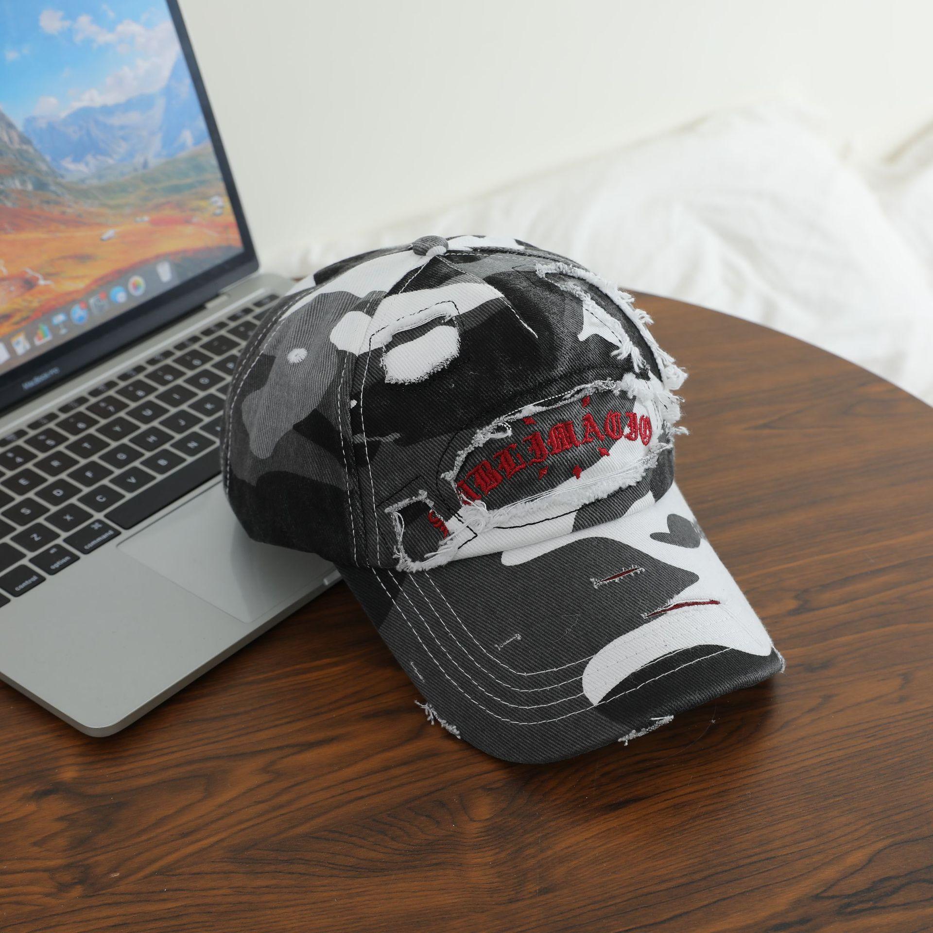 Уличная американская винтажная камуфляжная бейсболка женская весна-лето универсальная кепка с вышивкой на санскрите летняя парная мужская M(56-58cm)
Уличная американская винтажная камуфляжная бейсболка женская весна-лето универсальная кепка с вышивкой на санскрите летняя парная мужская M(56-58cm)