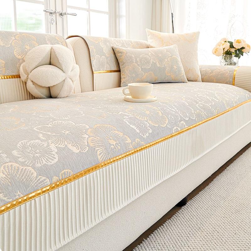 Чехол на диван с цветочным узором для гостиной, роскошный шениль, нескользящий чехол на диван, чехлы-протекторы для дивана для домашних животных и детей, для дома A 70x70cm 1pc
Чехол на диван с цветочным узором для гостиной, роскошный шениль, нескользящий чехол на диван, чехлы-протекторы для дивана для домашних животных и детей, для дома A 70x70cm 1pc