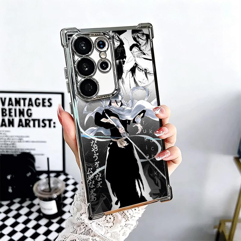 Bleach Kuchiki Rukia Plating Phone Case For Samsung Galaxy S24 S25 FE S26 Edge S23 Ultra S22 S21 Plus S20 Anti-Fall Airabag Cove Samsung S25 Plus
Bleach Kuchiki Rukia Plating Phone Case For Samsung Galaxy S24 S25 FE S26 Edge S23 Ultra S22 S21 Plus S20 Anti-Fall Airabag Cove Samsung S25 Plus