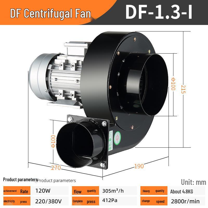 High-Temperature Resistant DF Multi-Winged Centrifugal Fan, 220V/380V, Low-Noise, Powerful Industrial Blower for Ventilation and Cooling
High-Temperature Resistant DF Multi-Winged Centrifugal Fan, 220V/380V, Low-Noise, Powerful Industrial Blower for Ventilation and Cooling