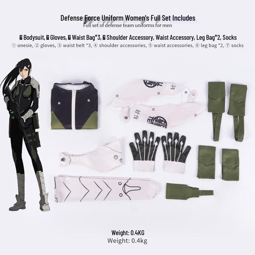 Unisex Monster #8 Anime Cosplay Jumpsuit - 2025 Spring/Autumn Battle Defense Costume Set Extra Large
Unisex Monster #8 Anime Cosplay Jumpsuit - 2025 Spring/Autumn Battle Defense Costume Set Extra Large