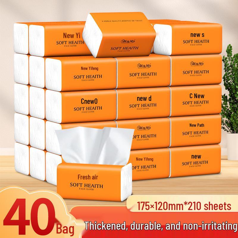 80-Pack Virgin Wood Pulp Facial Tissue Box - Soft Draw Tissues & Hand Wipes
80-Pack Virgin Wood Pulp Facial Tissue Box - Soft Draw Tissues & Hand Wipes
