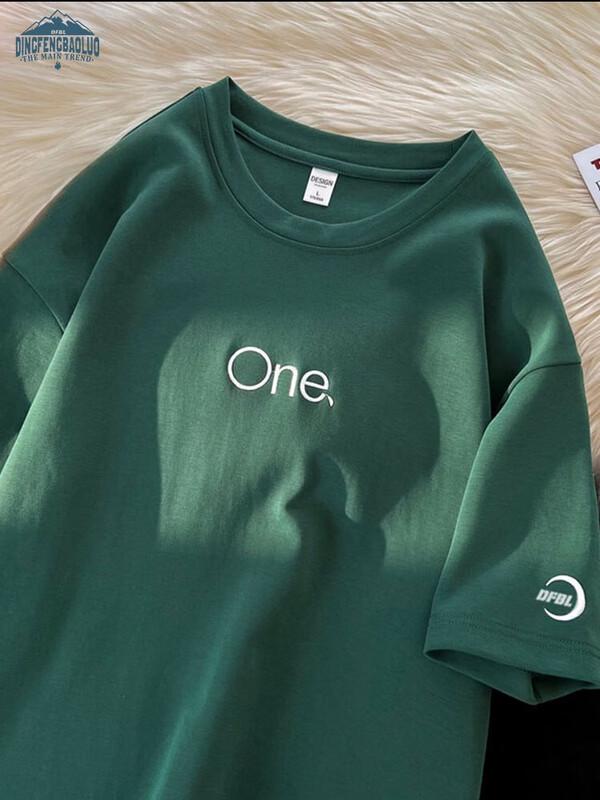 Dingfengbaoluo Men s Embroidered Loose Fit Summer T-Shirt
Dingfengbaoluo Men s Embroidered Loose Fit Summer T-Shirt