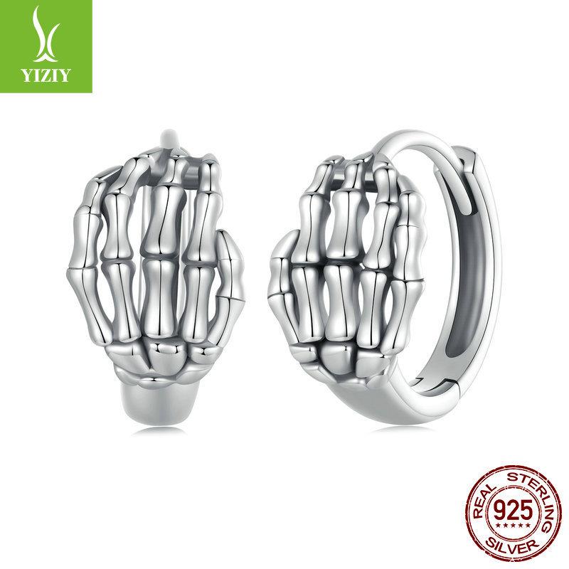 Halloween Skull Hand Bone Ear Buckles, Diablo S925 Sterling Silver Earrings Earrings 925 silver
Halloween Skull Hand Bone Ear Buckles, Diablo S925 Sterling Silver Earrings Earrings 925 silver