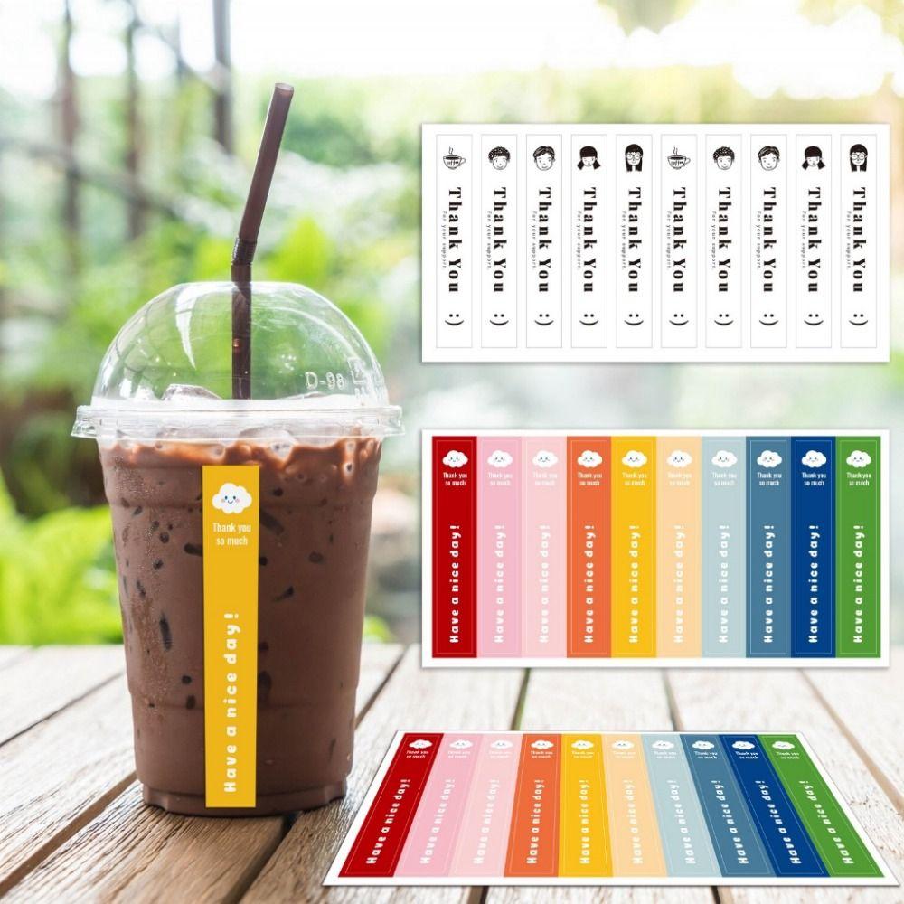100Pcs/10 Sheets Small Business Milk Tea Sticker Thank You Sticker For Baking Goods Gift Decoration
100Pcs/10 Sheets Small Business Milk Tea Sticker Thank You Sticker For Baking Goods Gift Decoration