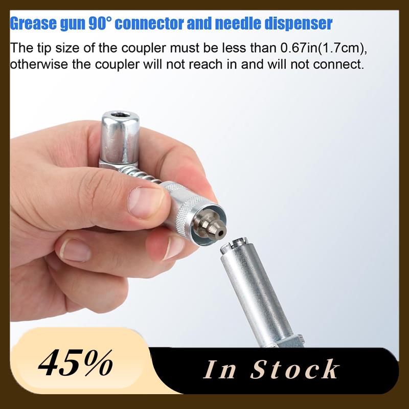 A60Z Top 5Pcs Grease Injector Needle Tip Kit, 90 Degree Grease Coupler Grease Fitting Nozzle
A60Z Top 5Pcs Grease Injector Needle Tip Kit, 90 Degree Grease Coupler Grease Fitting Nozzle