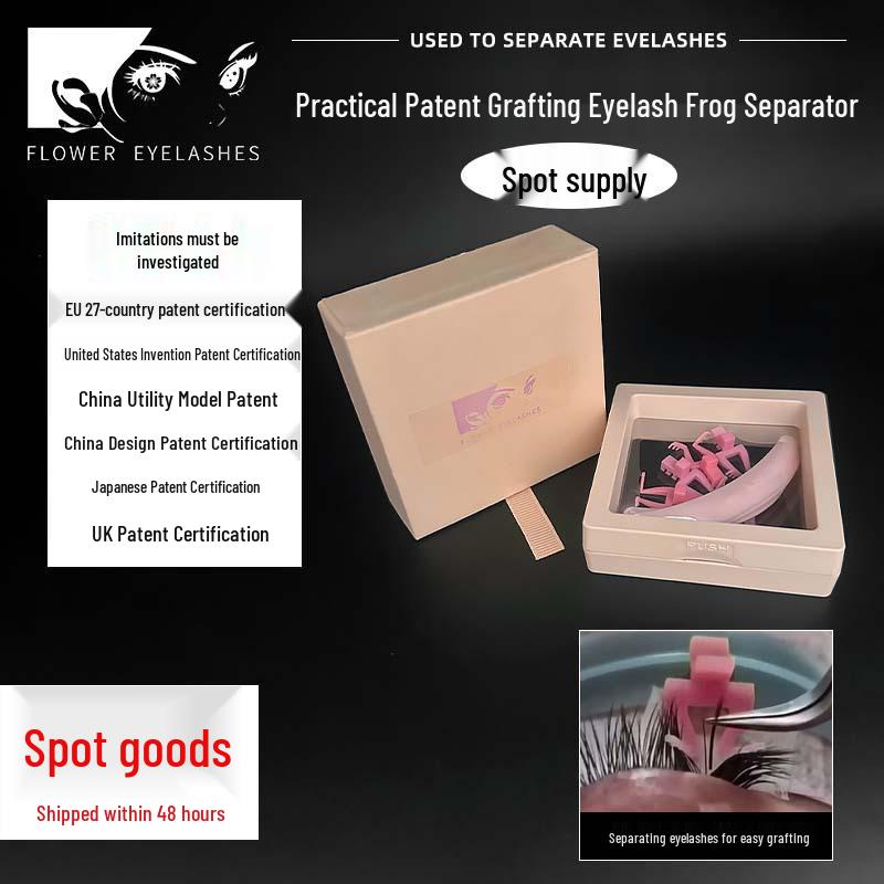 New 4-Piece Silicone Frog-Style Eyelash Separator - Authenticity Guaranteed Pink Gift Box/Customizable Logo (Min. Order 1000)
New 4-Piece Silicone Frog-Style Eyelash Separator - Authenticity Guaranteed Pink Gift Box/Customizable Logo (Min. Order 1000)