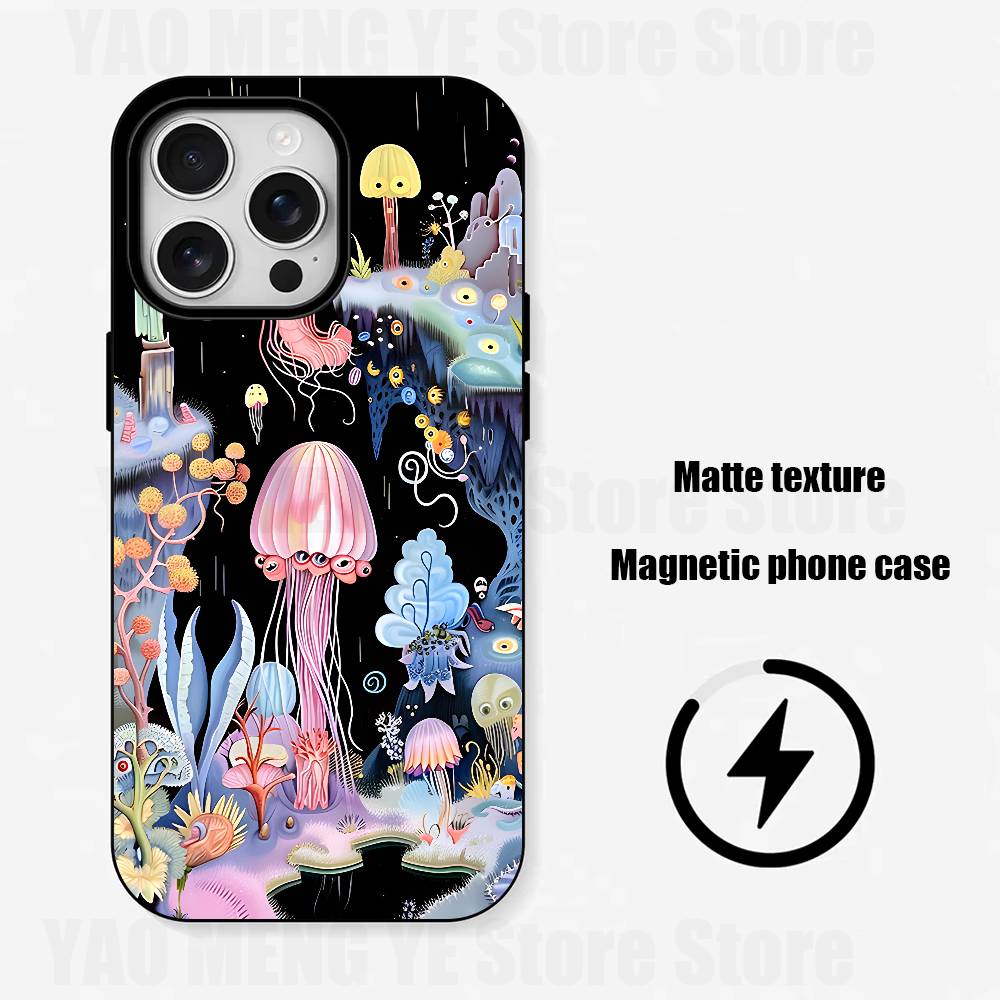 Fantasy Abyssal Creatures Silicone Soft Case For iPhone 17,16,15,14,13,12,11 Pro Max For Magnetic Shell Frosted Cover iPhone15promax
Fantasy Abyssal Creatures Silicone Soft Case For iPhone 17,16,15,14,13,12,11 Pro Max For Magnetic Shell Frosted Cover iPhone15promax
