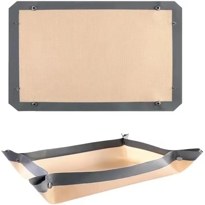 Snap-Lock Silicone Baking Mat-Non-Stick Oven Liner with Heat Resistant & Leakproof Design, Reusable Cookie Sheet for Home Baking 0.4mm 30x40CM
Snap-Lock Silicone Baking Mat-Non-Stick Oven Liner with Heat Resistant & Leakproof Design, Reusable Cookie Sheet for Home Baking 0.4mm 30x40CM