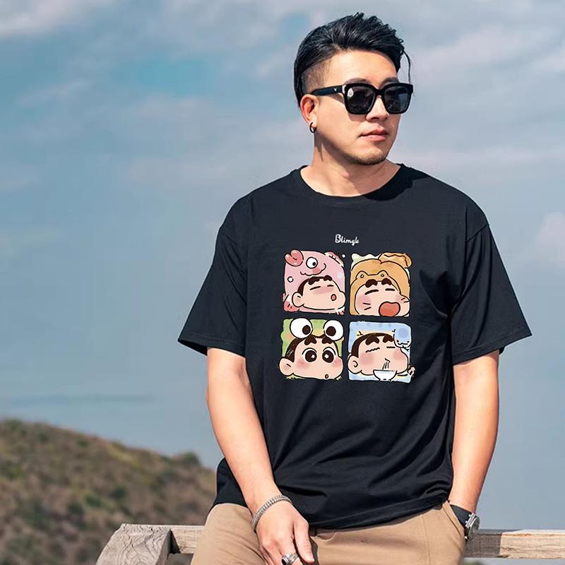 Men s Plus Size Cartoon Print Loose Fit Short Sleeve T-shirt 7XL (280-310 jin) чёрный
Men s Plus Size Cartoon Print Loose Fit Short Sleeve T-shirt 7XL (280-310 jin) чёрный