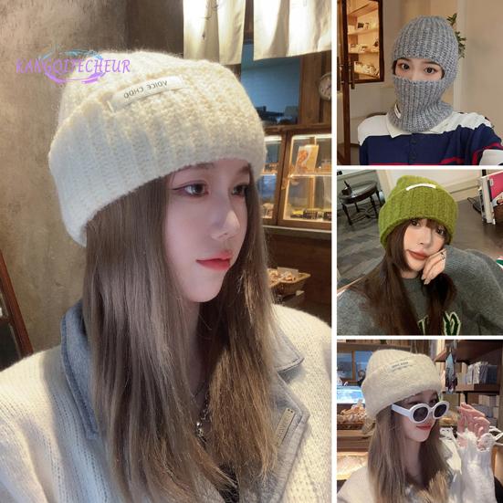 Solid Color Thickened Eyes Exposed Knitting Hat Women Winter One-piece Neck Warmer Face Cover Hat Costume Accessories
Solid Color Thickened Eyes Exposed Knitting Hat Women Winter One-piece Neck Warmer Face Cover Hat Costume Accessories