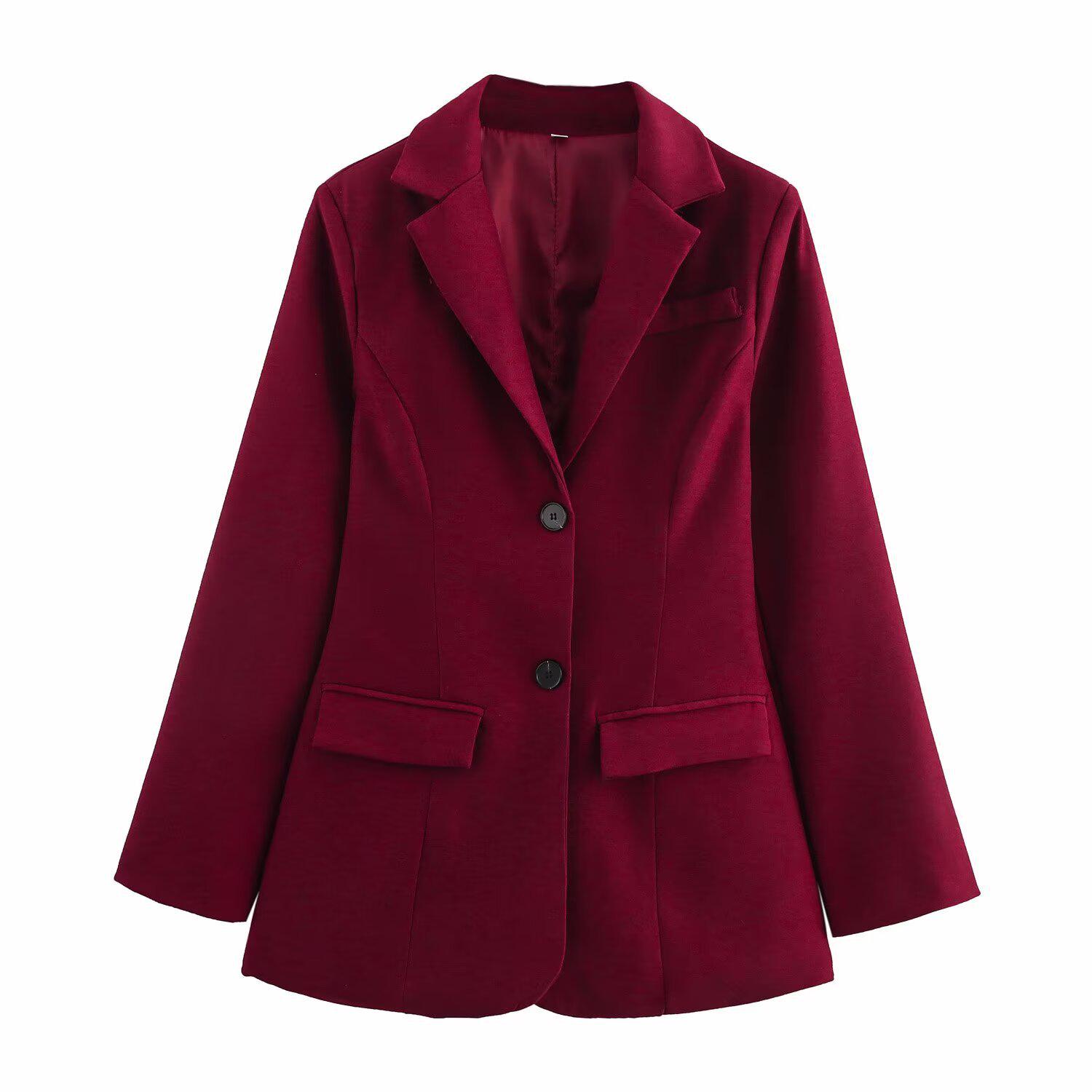 Весна 2025 Женский Европейский и Американский Приталенный Пиджак с V-образным вырезом и двумя пуговицами S
Весна 2025 Женский Европейский и Американский Приталенный Пиджак с V-образным вырезом и двумя пуговицами S