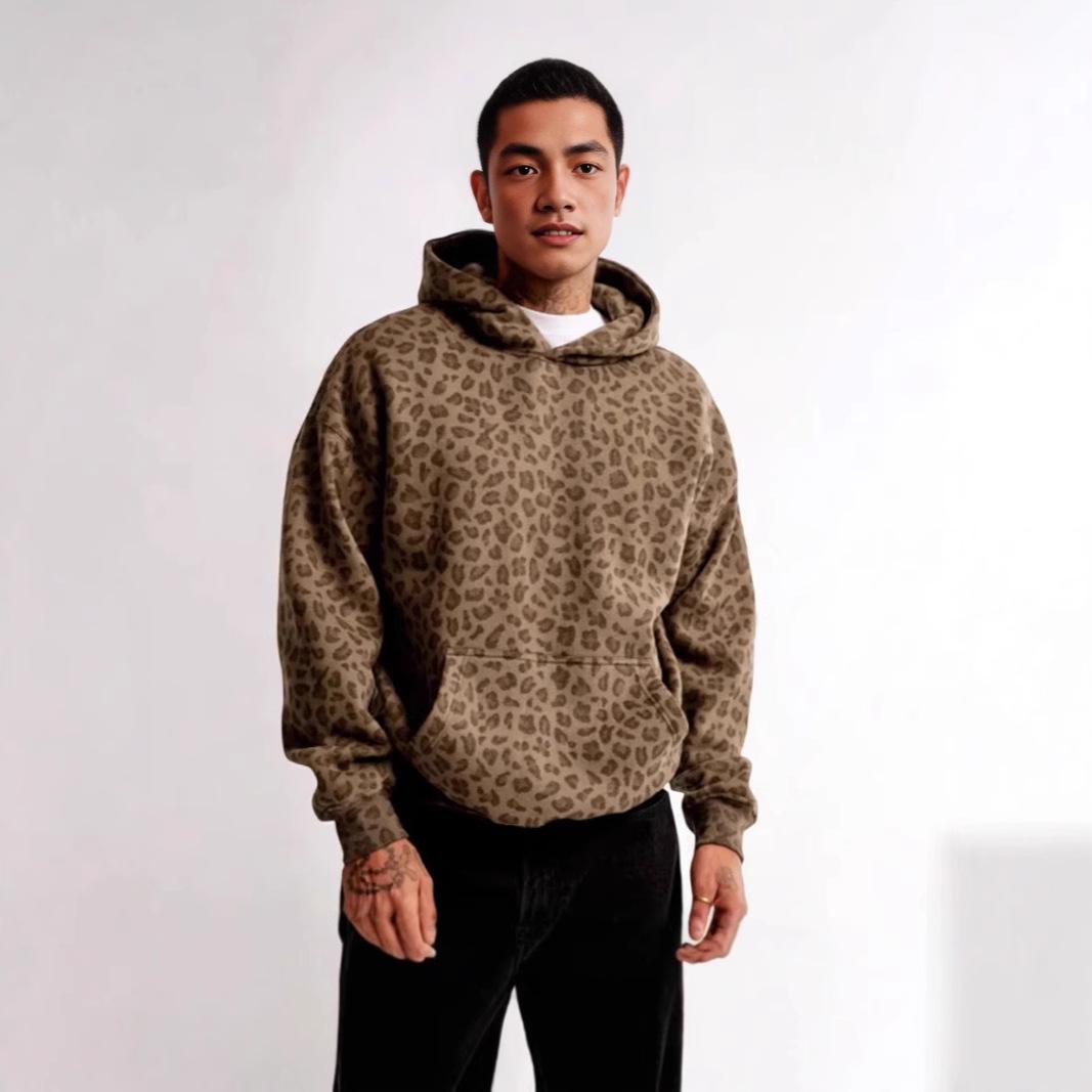Leopard Print Retro Sporty Hooded Sweatshirt - Casual Versatile European & American Style 2XL
Leopard Print Retro Sporty Hooded Sweatshirt - Casual Versatile European & American Style 2XL