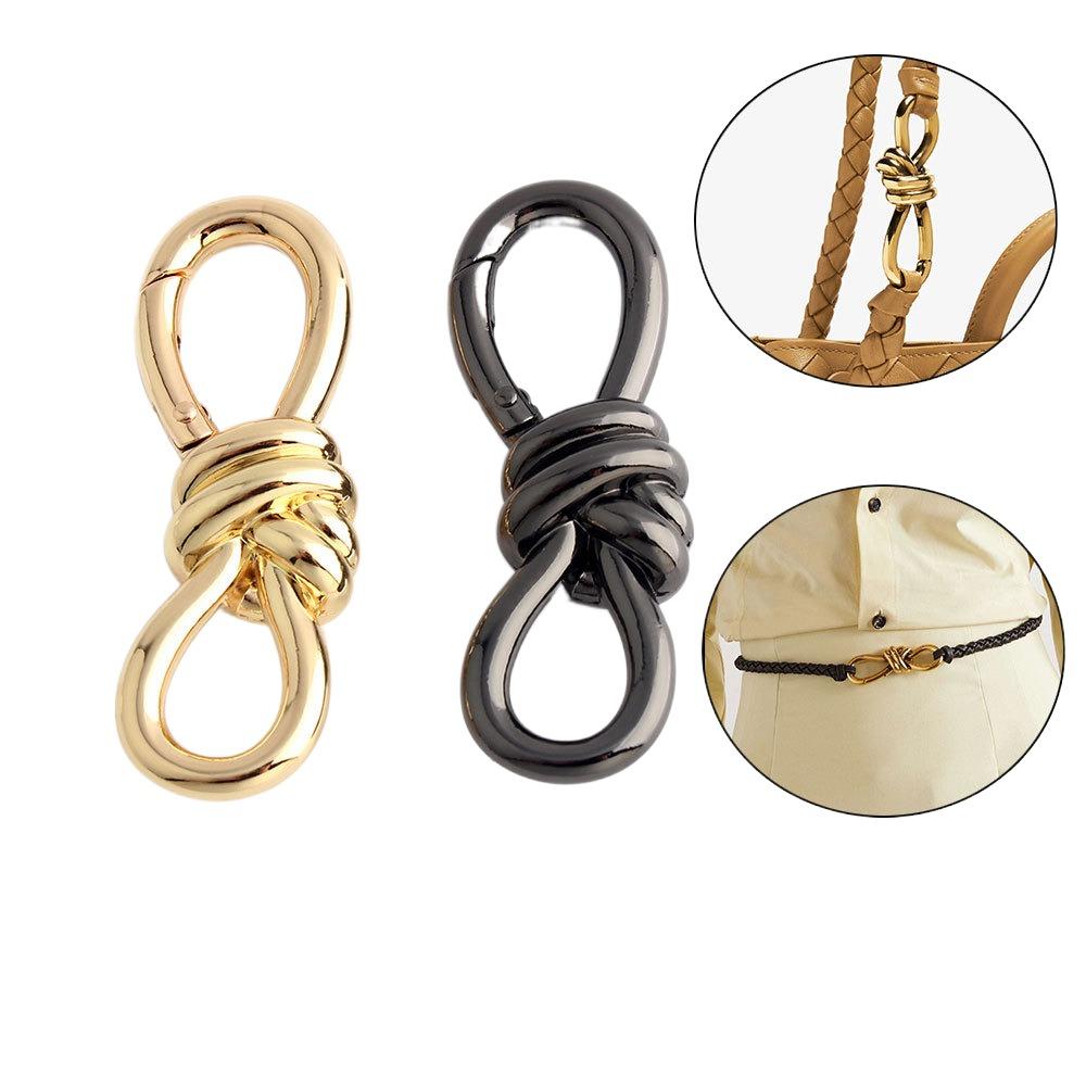 2pcs Multi-Functional Twist Knot Spring Buckle Chain Length Adjusting Buckle DIY Chain Bag Style 2
2pcs Multi-Functional Twist Knot Spring Buckle Chain Length Adjusting Buckle DIY Chain Bag Style 2