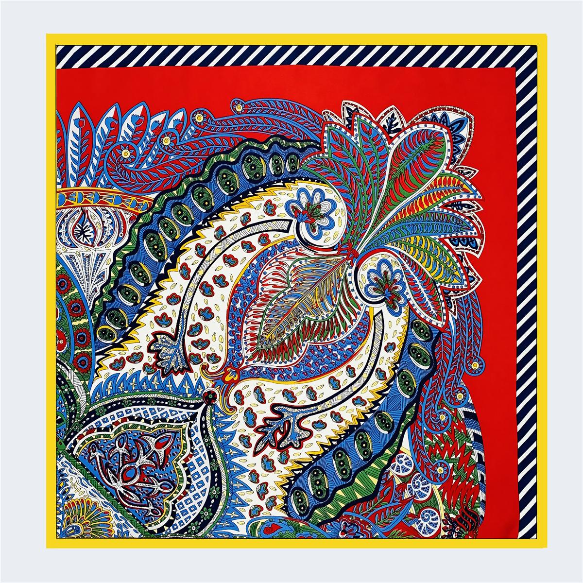 53cm Brand Versatile Square Scarf Women Silk Scarf Hijab Scarves Fashion Paisley Bandana Headband Neckerchief For Ladies
53cm Brand Versatile Square Scarf Women Silk Scarf Hijab Scarves Fashion Paisley Bandana Headband Neckerchief For Ladies