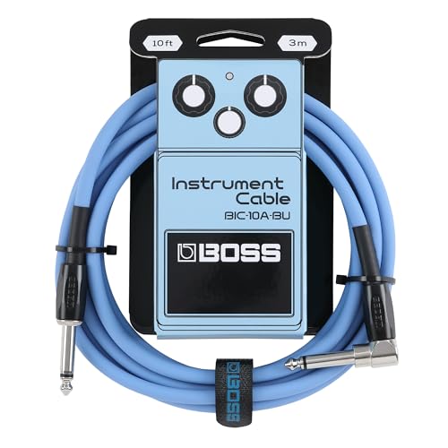 Boss BOSS Guitar Cable BIC-10A-BU Perfect for Connecting Guitar/Bass to Effectors and Amps, BU Blue
Boss BOSS Guitar Cable BIC-10A-BU Perfect for Connecting Guitar/Bass to Effectors and Amps, BU Blue