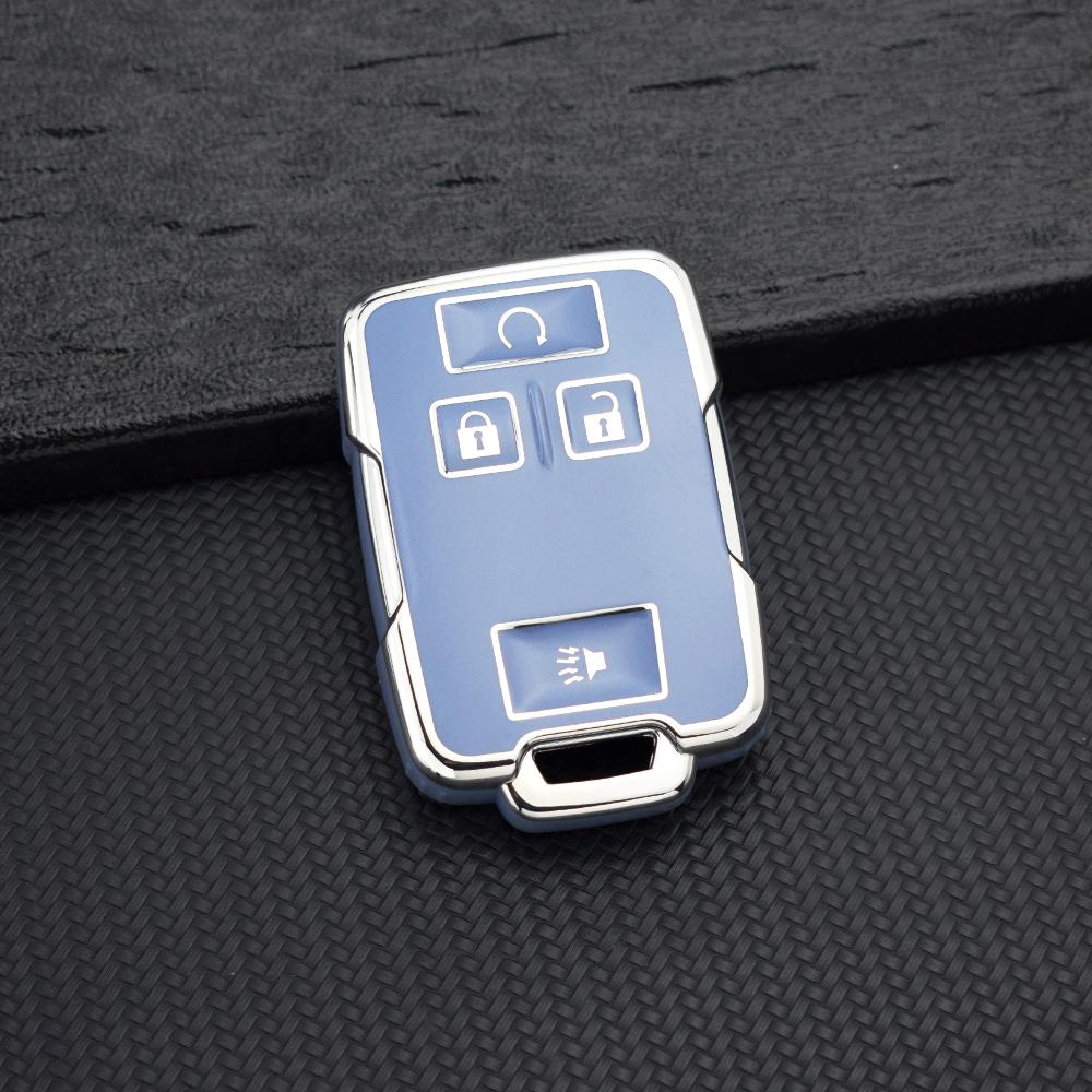 TPU Car Key Case for Chevrolet Silverado SUBURBAN Colorado GMC Sierra Canyon 4 Buttons Soft Full Cover Key Protector Accessories
TPU Car Key Case for Chevrolet Silverado SUBURBAN Colorado GMC Sierra Canyon 4 Buttons Soft Full Cover Key Protector Accessories