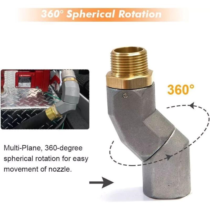 Fuel Hose Swivel 3/4-inch NPT 360 Rotating Connector For Fuel Transfer Hose Swivel Zinc Alloy Fuel Hose Swivel Fitting Adapter
Fuel Hose Swivel 3/4-inch NPT 360 Rotating Connector For Fuel Transfer Hose Swivel Zinc Alloy Fuel Hose Swivel Fitting Adapter
