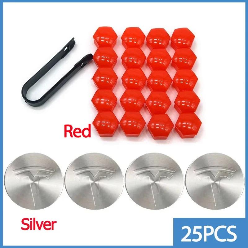 56mm for Tesla Car Wheel Center Hub Caps Valve Cap Lug Nut Protective Covers Model3 Model Y S X 25pcs 29pcs Modified Decoration
56mm for Tesla Car Wheel Center Hub Caps Valve Cap Lug Nut Protective Covers Model3 Model Y S X 25pcs 29pcs Modified Decoration