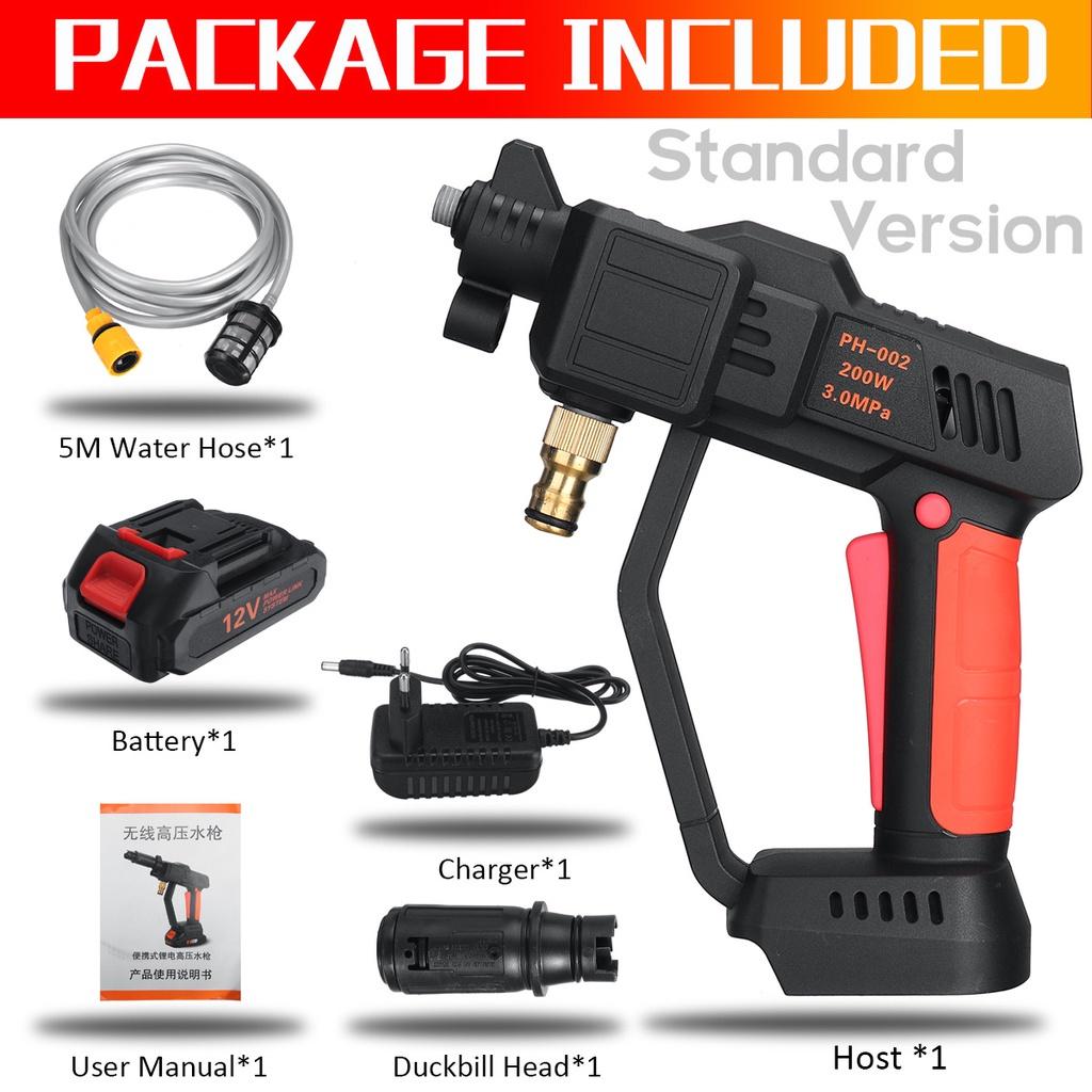 200 Вт Мойка высокого давления Автомойка Распылители 12 В Беспроводной Очиститель воды с 1/2 шт. аккумулятором standard 1 x Battery
200 Вт Мойка высокого давления Автомойка Распылители 12 В Беспроводной Очиститель воды с 1/2 шт. аккумулятором standard 1 x Battery