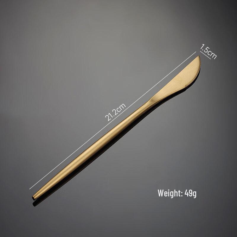 Qianxing Portuguese Style Golden Lacquer Handle Dinner Knife Set
Qianxing Portuguese Style Golden Lacquer Handle Dinner Knife Set