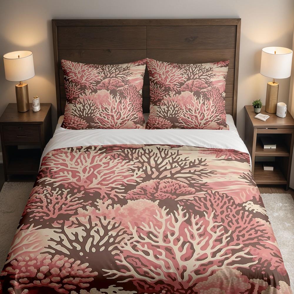 Big Coral Reef Duvet Cover Set King Queen Double Full Twin Single Size Bed Linen Set 135x200cm
Big Coral Reef Duvet Cover Set King Queen Double Full Twin Single Size Bed Linen Set 135x200cm