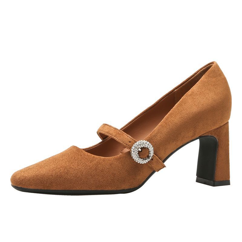 Французские ретро туфли Мэри Джейн с квадратной головкой, односложные туфли на высоком каблуке, весна и осень 2025, новые одинарные туфли, женская обувь, квадратный каблук, темперамент 34
Французские ретро туфли Мэри Джейн с квадратной головкой, односложные туфли на высоком каблуке, весна и осень 2025, новые одинарные туфли, женская обувь, квадратный каблук, темперамент 34