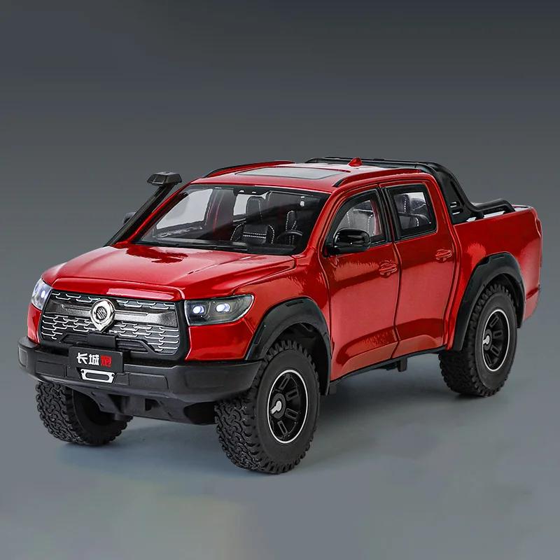 1:24 Great Wall POER TUNDRA SUV Pickup Toys Cars Model Alloy Diecast Doors Opened Sound Light Truck Off Road Vehicle Toy for Boy
1:24 Great Wall POER TUNDRA SUV Pickup Toys Cars Model Alloy Diecast Doors Opened Sound Light Truck Off Road Vehicle Toy for Boy