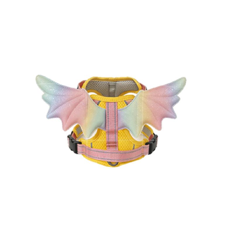 Creative Angel Wings Pet Strap Mesh Breathable Design Comfortable Chest and Back Traction for Pets XS(old)
Creative Angel Wings Pet Strap Mesh Breathable Design Comfortable Chest and Back Traction for Pets XS(old)