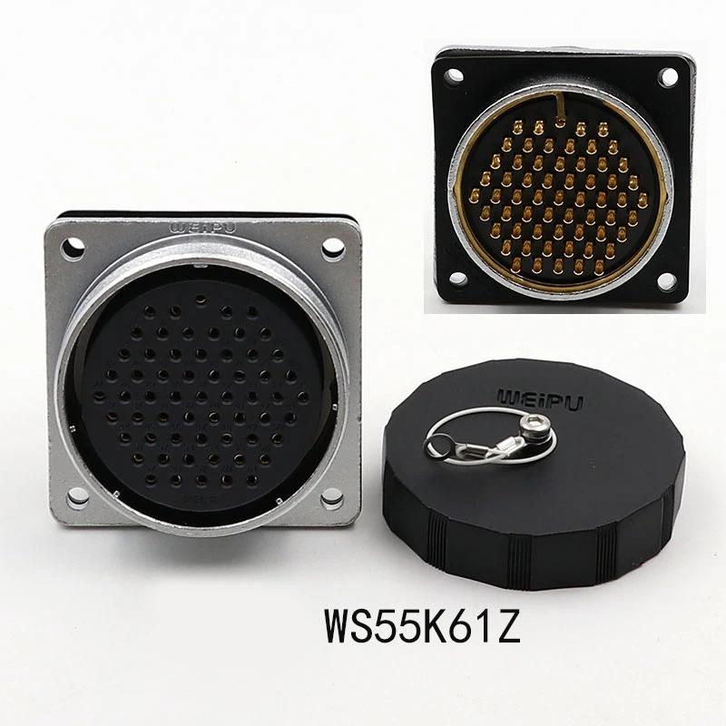 WS55 TQ+Z Waterproof IP65 Automotive Connector M55 Soldering Multi Core 4 7 40 53 61 Pin Power Adapter Male Plug Female Socket
WS55 TQ+Z Waterproof IP65 Automotive Connector M55 Soldering Multi Core 4 7 40 53 61 Pin Power Adapter Male Plug Female Socket