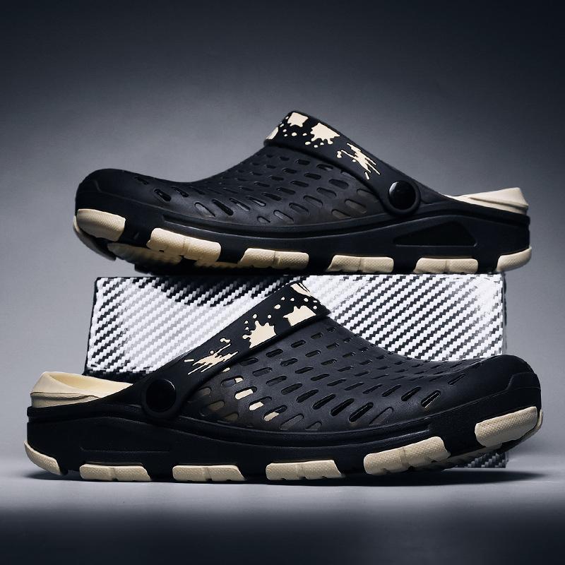 Hole shoes men s 2025 new summer wear, stepping on shit, breathable bag head slippers, men s soft-soled sports cool slippers 40 чёрный
Hole shoes men s 2025 new summer wear, stepping on shit, breathable bag head slippers, men s soft-soled sports cool slippers 40 чёрный