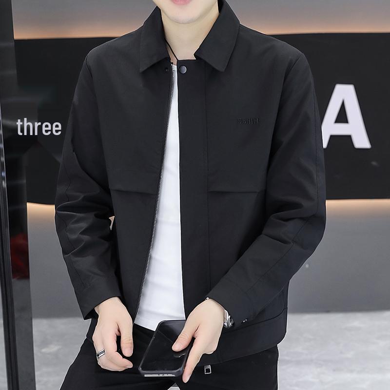 2024 Men s Casual Turn-Down Collar Workwear Jacket - Versatile Spring/Autumn Youth Fashion XL чёрный
2024 Men s Casual Turn-Down Collar Workwear Jacket - Versatile Spring/Autumn Youth Fashion XL чёрный