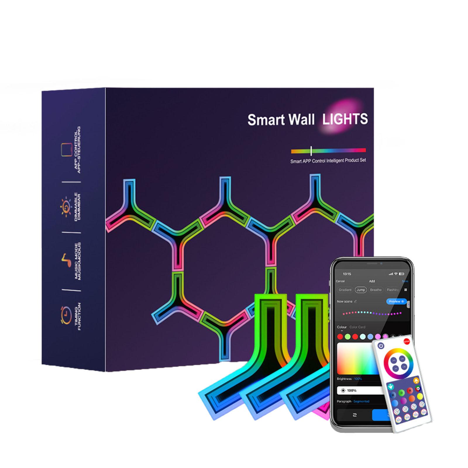 Ambient Lighting, Splicing Lights, Voice,activated Pickup Lights, RGB Ambient Lighting, Indoor Decorative Wall Lights One Size
Ambient Lighting, Splicing Lights, Voice,activated Pickup Lights, RGB Ambient Lighting, Indoor Decorative Wall Lights One Size