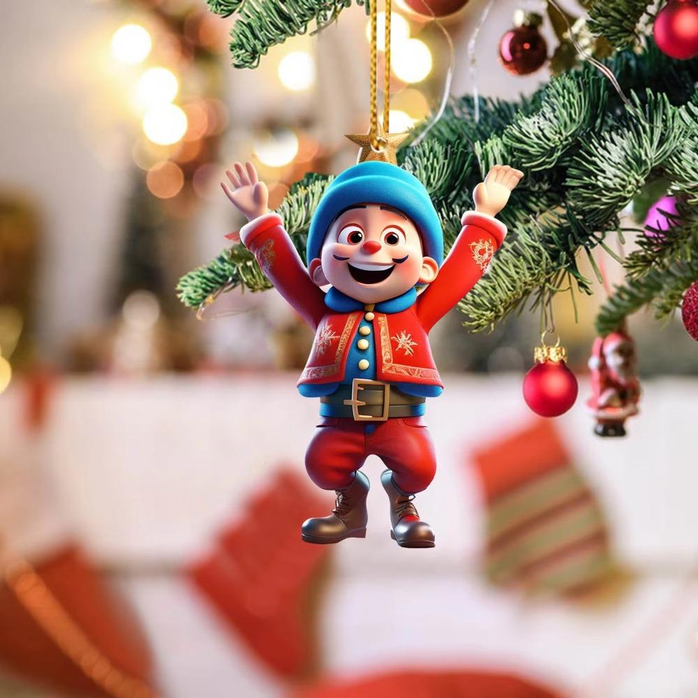 2D Christmas Tree Pendant Cartoon Boy Girl Hanging Accessories Mini Acrylic Christmas Pendant Home 6
2D Christmas Tree Pendant Cartoon Boy Girl Hanging Accessories Mini Acrylic Christmas Pendant Home 6