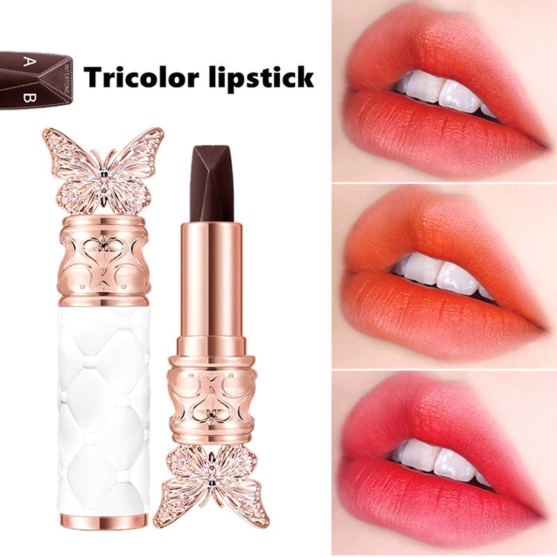 Сатиновая помада-триколор с эффектом удержания цвета, водостойкая, стойкая, жидкая помада-тинт, увлажняющий оттеночный тинт для губ, подарок
Сатиновая помада-триколор с эффектом удержания цвета, водостойкая, стойкая, жидкая помада-тинт, увлажняющий оттеночный тинт для губ, подарок