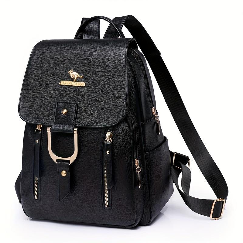 New casual women s soft leather backpack fashionable retro large capacity outdoor commuter backpack school bag
New casual women s soft leather backpack fashionable retro large capacity outdoor commuter backpack school bag