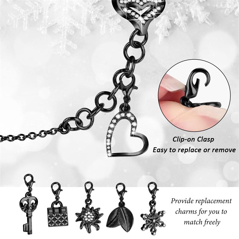 For Apple Watch Series 9/8/7 41mm Rhinestone Decor Watch Band Pendant Bracelet Replacement Metal Strap with Hollow-out PC Watch Case Black
For Apple Watch Series 9/8/7 41mm Rhinestone Decor Watch Band Pendant Bracelet Replacement Metal Strap with Hollow-out PC Watch Case Black