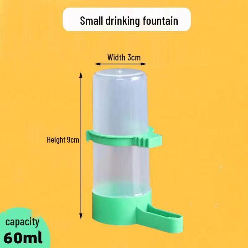 Automatic Bird Drinking Fountain & Feeder Cup for Parrots, Finches, and Songbirds
Automatic Bird Drinking Fountain & Feeder Cup for Parrots, Finches, and Songbirds
