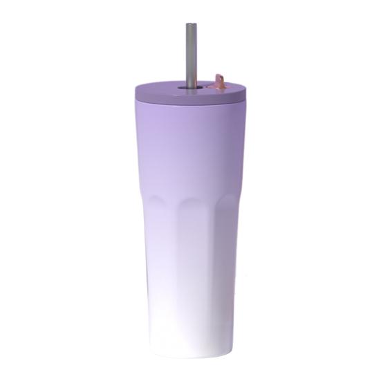 Изолированная кофейная чашка емкостью 700 мл с крышкой 3-в-1. Термостакан из нержавеющей стали для горячих холодных напитков. Герметичная дорожная кружка с соломинкой и широким горлышком для воды. фиолетовый
Изолированная кофейная чашка емкостью 700 мл с крышкой 3-в-1. Термостакан из нержавеющей стали для горячих холодных напитков. Герметичная дорожная кружка с соломинкой и широким горлышком для воды. фиолетовый