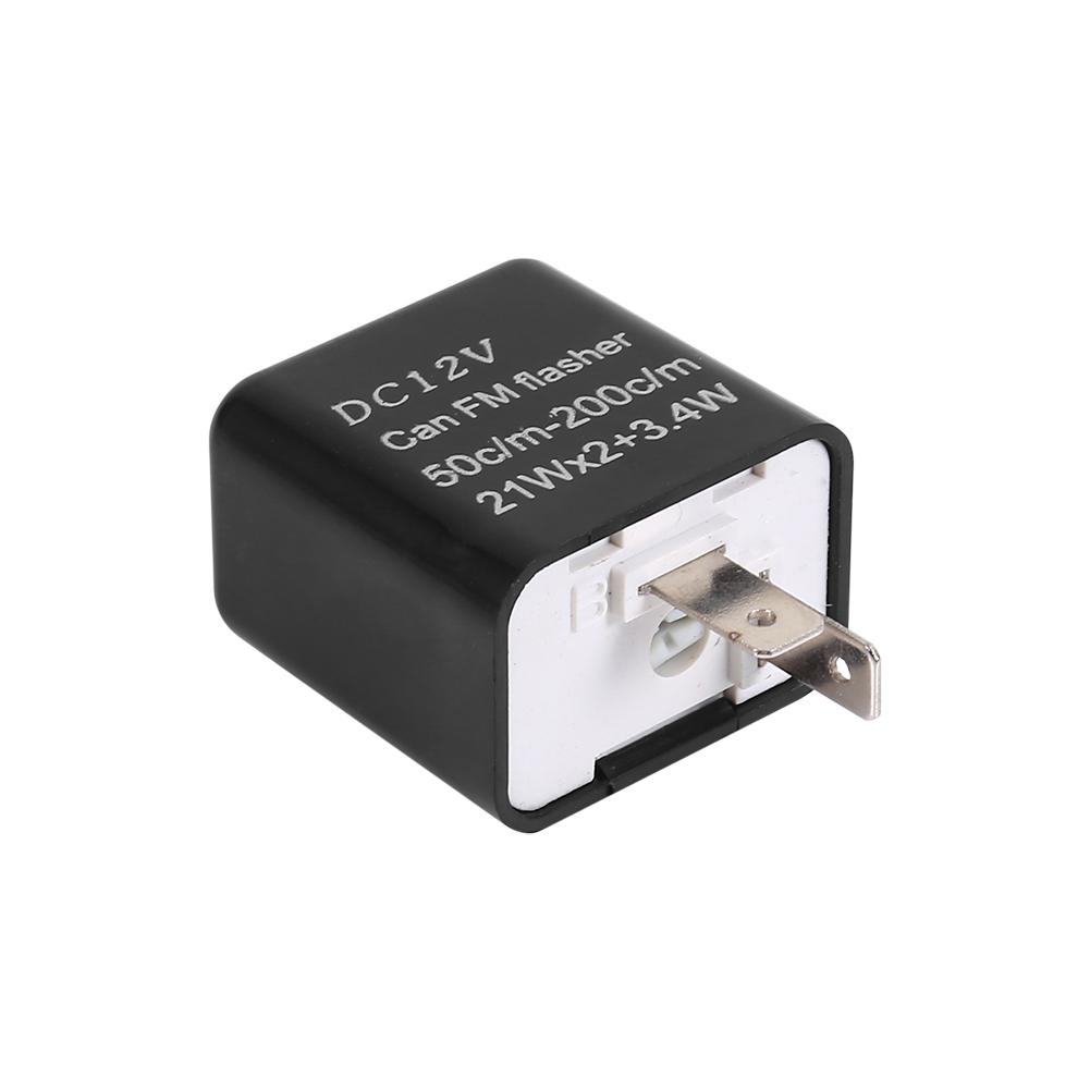 Universal Motorcycle Turn Signal Indicator 2 Pin Speed Adjustable LED Flasher Relay 12V Black чорний
Universal Motorcycle Turn Signal Indicator 2 Pin Speed Adjustable LED Flasher Relay 12V Black чорний