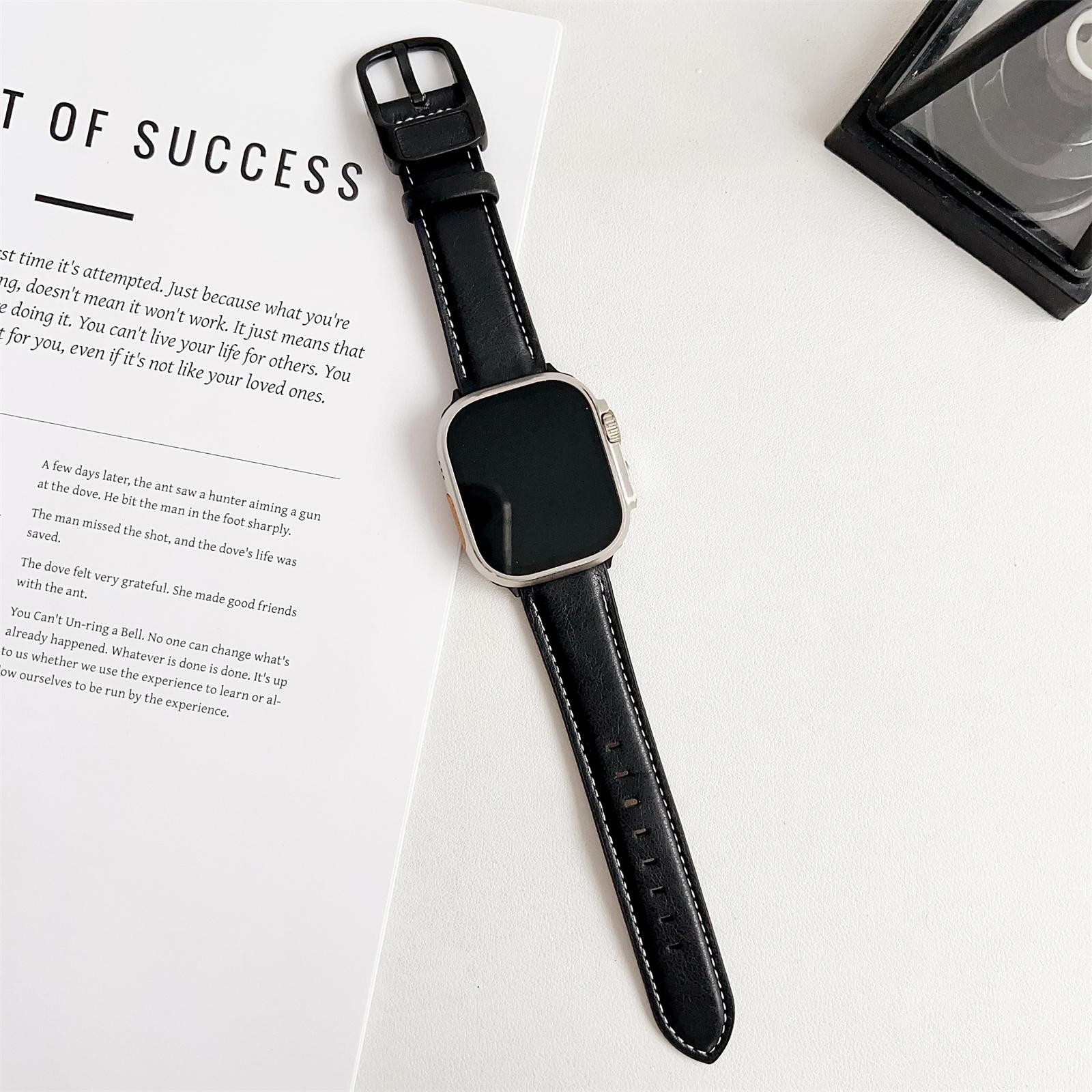 Watch Band For Apple Watch Series 10 9 8 7 SE 6 5 4 3 2 1 42mm 41mm 40mm 38mm Crazy Horse Texture Waist Pack Buckle Leather Strap Dark Brown
Watch Band For Apple Watch Series 10 9 8 7 SE 6 5 4 3 2 1 42mm 41mm 40mm 38mm Crazy Horse Texture Waist Pack Buckle Leather Strap Dark Brown