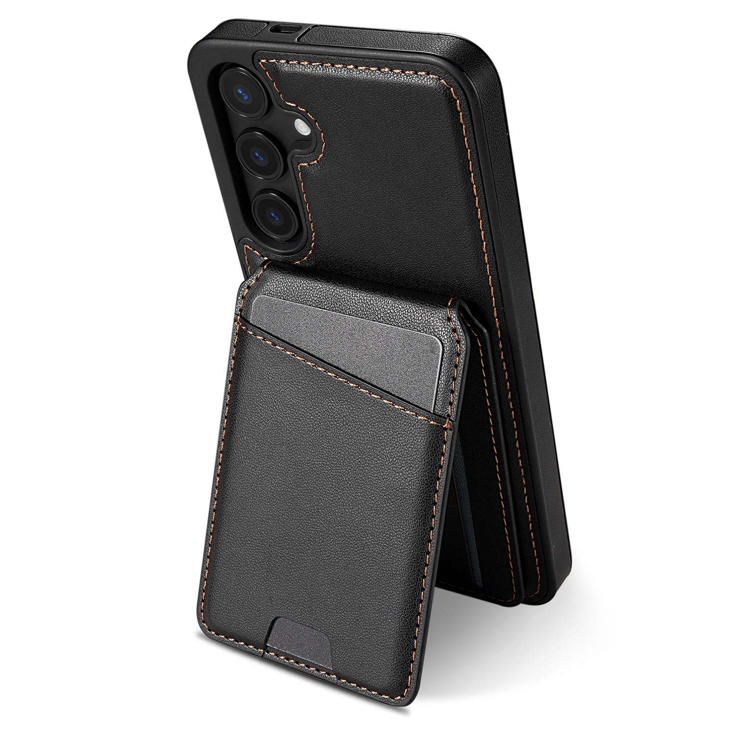 For Samsung Galaxy S25+ Case Compatible with MagSafe Detachable Card Holder Kickstand Leather Phone Back Cover Blue
For Samsung Galaxy S25+ Case Compatible with MagSafe Detachable Card Holder Kickstand Leather Phone Back Cover Blue